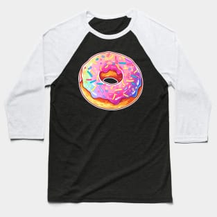 Rainbow Donut Baseball T-Shirt